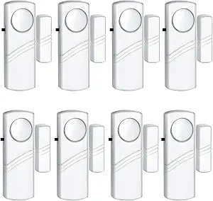 Security Door Window Alarm, 90DB Wireless Sensor Door Window Burglar Alarm