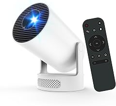 HY300 Ultra Smart Mini Android 14 Portable Projector for Bedroom