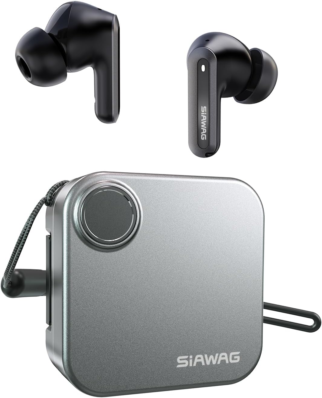 Wireless Earbuds with ANC & Phone Stand Case – Bluetooth 5.4, 70H Playtime, 35dB Noise Cancelling