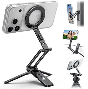 Lamicall for MagSafe Tripod Stand Dual-Side Magnetic with 1/4", Arca, Hook