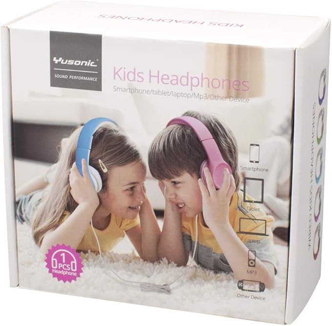 Toddler Headphones Wireless, Bluetooth Kid Headphones for Boys Girls,5 Button Easy use with Sharing Port, Built in Mic for Laptop Phones Computer (bs690 Green)