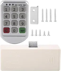 Keyless Entry Door Lock,Electronic Cabinet Lock Kit Set,Keyless Digital Electronic Intelligent Password Keypad Number Cabinet Door Code Lock