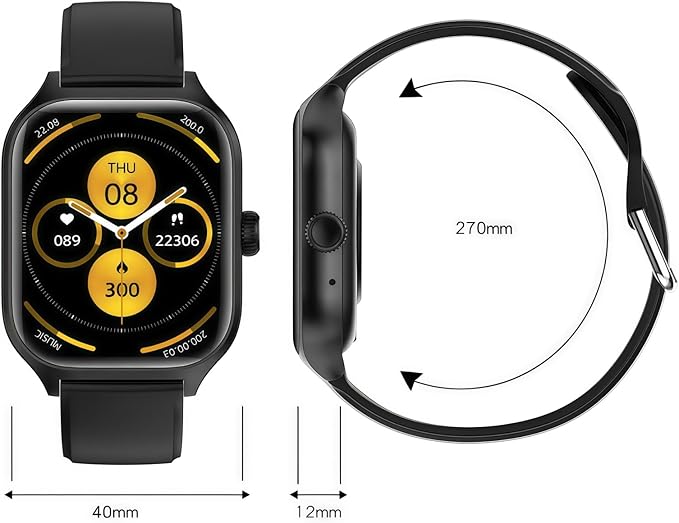 Smart Watch for Women Men Fitness (Answer/Make Calls) Compatible with iPhone/Android Phones, 2.01" HD Screen Outdoor Sport Running Watches Health Tracker Heart Rate Monitor Step Counter (White)