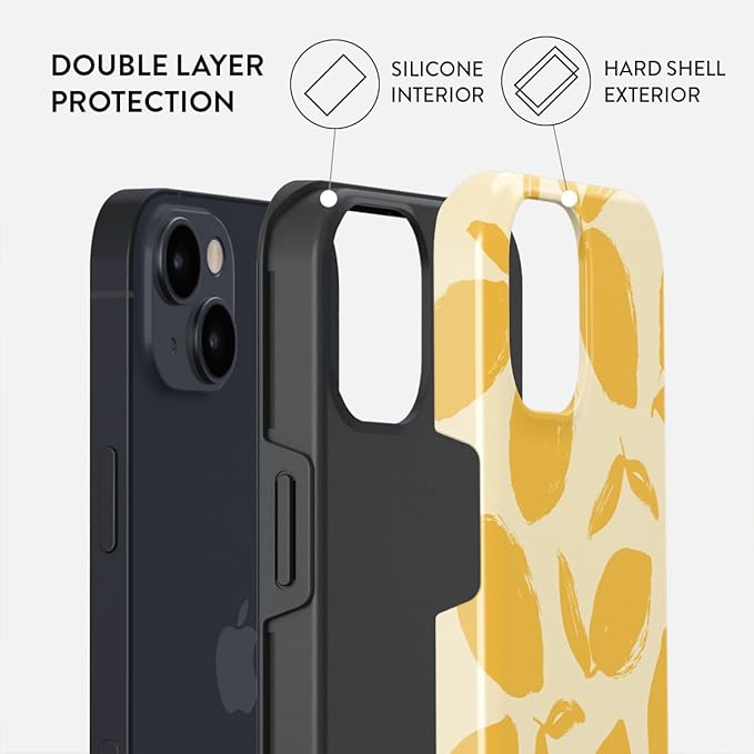 BURGA Phone Case for iPhone 13 - Cute, Trendy, Aesthetic, Pattern Phone Cover, Hard Shell Protection - fits Apple iPhone 13 Case for Women and Men