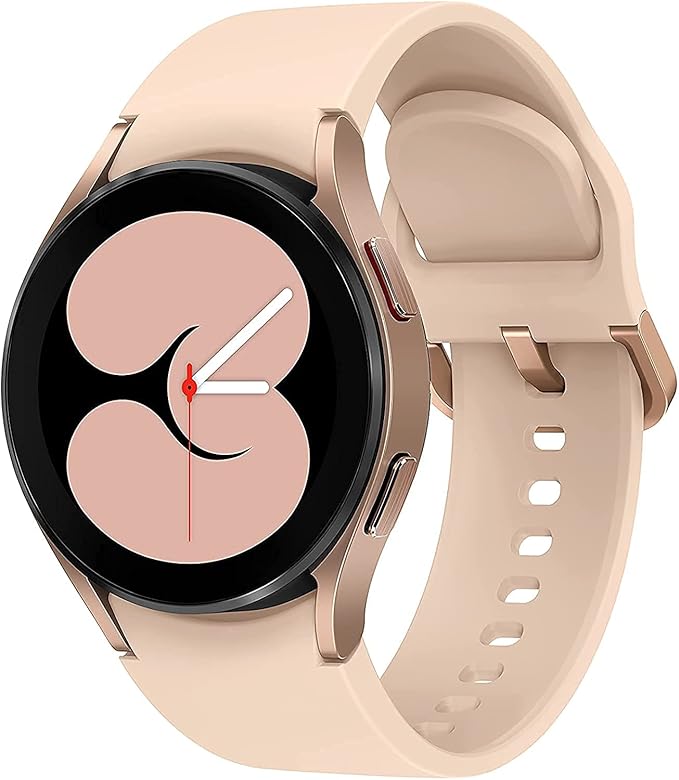 SAMSUNG Galaxy Watch 4 40mm R860 Smartwatch GPS Bluetooth WiFi (US Version) (Pink) (Renewed)