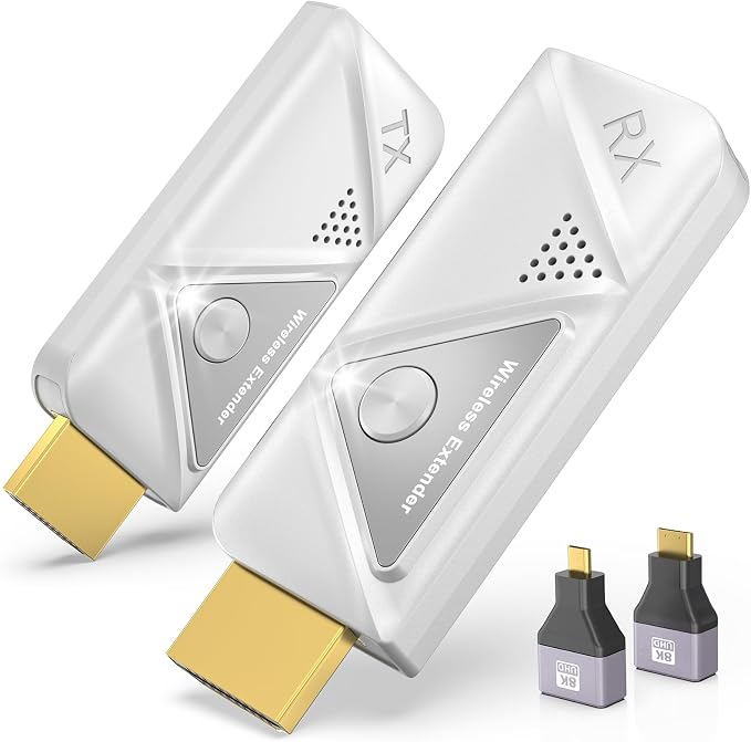 Wireless HDMI Transmitter and Receiver, Plug&Play Wireless Extender