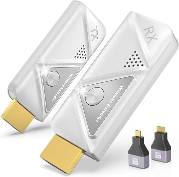Wireless HDMI Transmitter and Receiver, Plug&Play Wireless Extender