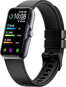 Health Fitness Tracker, Smart Watch with 24/7 Heart Rate and Blood Oxy-gen Monitor, Sleep Tracker with IP68 Waterproof, Activity Tracker Pedometer Step Counter for Women Men