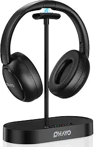 OHAYO Wireless Headphones for TV Watching with Transmitter Charging Dock