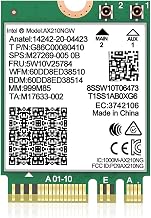 WiFi 6E Wireless Card Intel AX210 NGW Bluetooth 5.3 Tri-Band 5400Mbps Network Adapter for Laptop Support Windows 10/11 (64bit) M.2/NGFF - Image 1