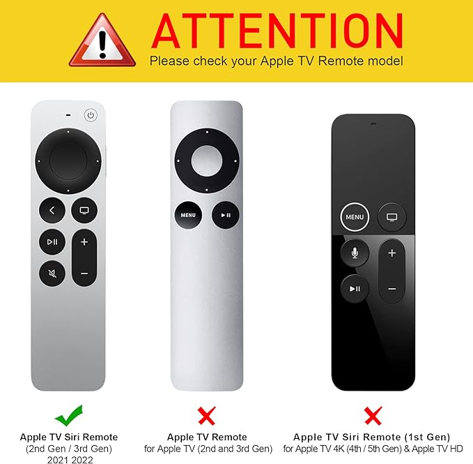 Fintie Bundle: Case for Apple TV 4K / HD Siri Remote Controller (2nd Gen / 3rd Gen) 2021 2022 and Apple AirTag - Lightweight Anti Slip Shockproof Silicone Cover + Remote Holder Bracket Shelf