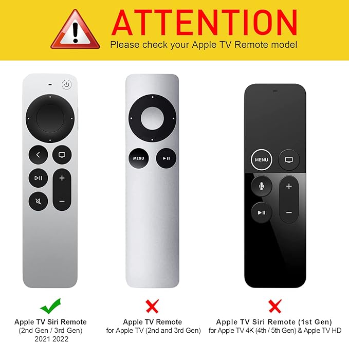 Fintie Case for Apple TV Remote 2021 2022 - Silicone 2-in-1 Case for Apple TV Siri Remote (2nd Gen/3rd Gen) and Apple AirTag + Honey Comb Lightweight Anti Slip Shockproof Silicone Cover (Pack of 2)