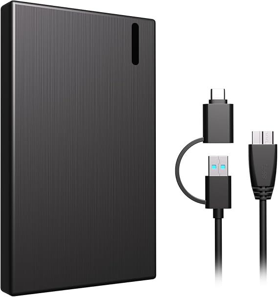 160GB HDD Storage USB3.0 Type-C Compatible with PC Mac Game Consoles