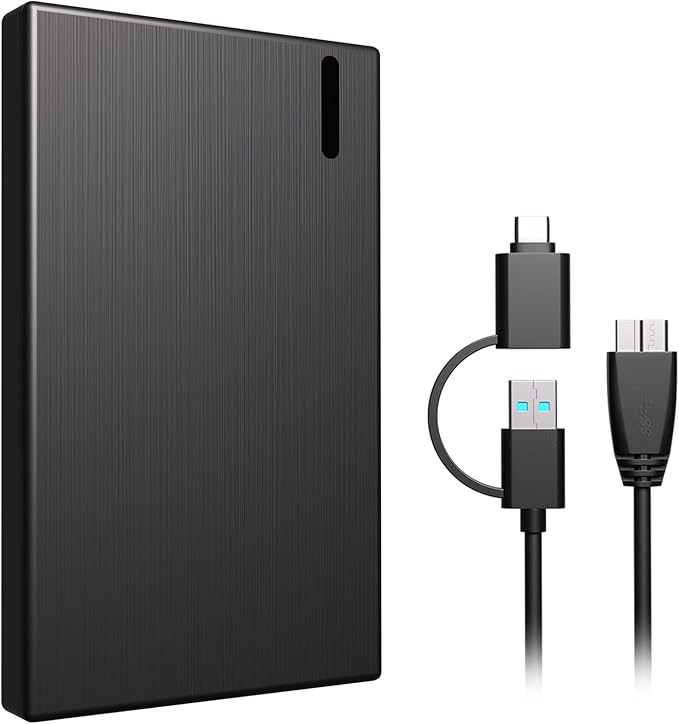 160GB HDD Storage USB3.0 Type-C Compatible with PC Mac Game Consoles