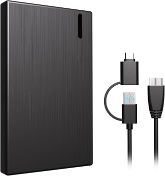 160GB HDD Storage USB3.0 Type-C Compatible with PC Mac Game Consoles