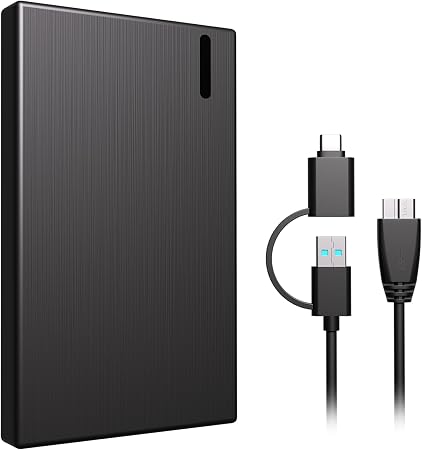 160GB HDD Storage USB3.0 Type-C Compatible with PC Mac Game Consoles