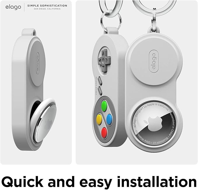 [Bundle] elago AW5 Case for AirPods Pro & R4 Retro Case for Apple TV Siri Remote 2nd Generation & W5 Case for AirTags