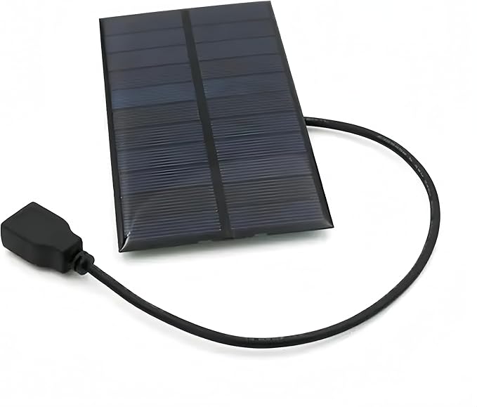 New Solar Panel Power Bank 1.65W 5.5V 300mA USB Portable Waterproof Mini Solar Panel,for Small Battery Products Hiking Camping