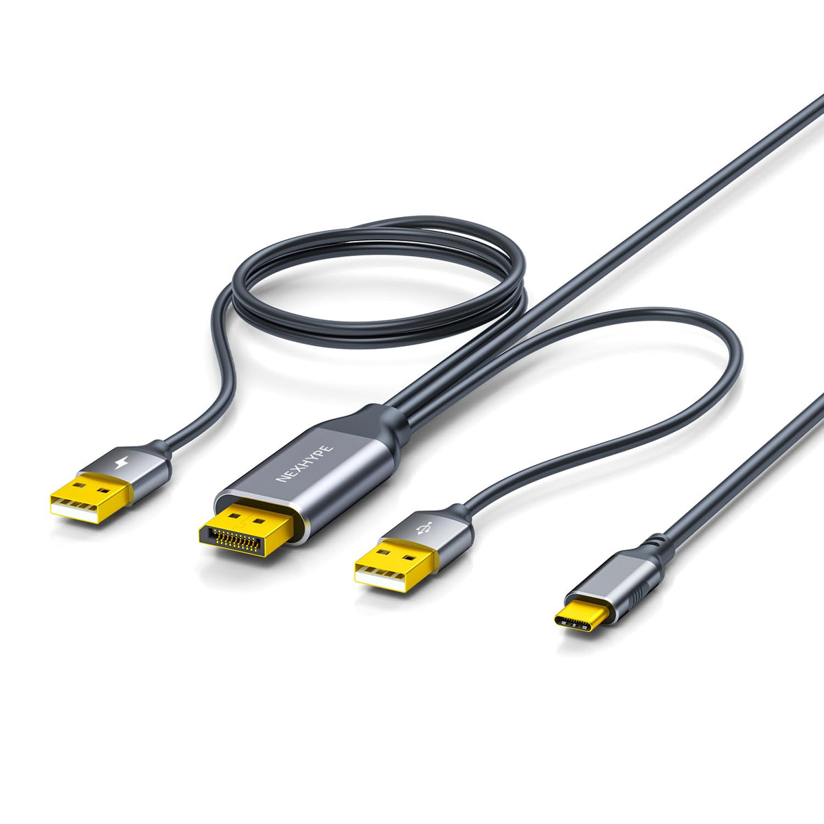DisplayPort to USB-C Cable Data & Power for Portable Displays 9.8FT