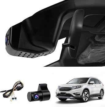 Front 4K + Rear 1080P Dash Cam for Honda CRV 2023-2026 + 128G Card