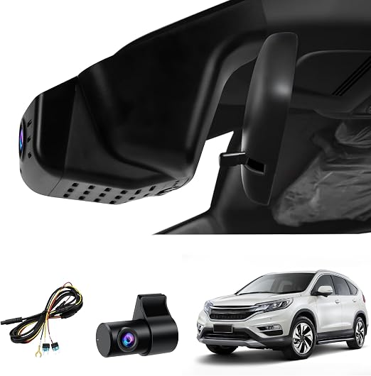 Front 4K + Rear 1080P Dash Cam for Honda CRV 2023-2026 + 128G Card