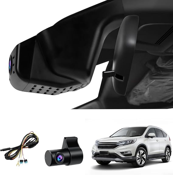 Front 4K + Rear 1080P Dash Cam for Honda CRV 2023-2026 + 128G Card