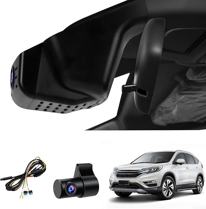Front 4K + Rear 1080P Dash Cam for Honda CRV 2023-2026 + 128G Card
