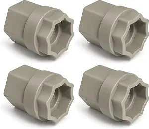 4 pcs Drive Tool Socket Adapter :Compatible with EZ Dock Couplers– 15/16" Coupler Nut Wrench Attachment for Dock Installation (Grey)