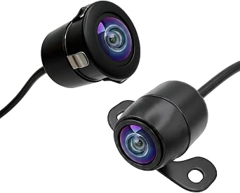 Backup Camera with Clear Night Vision,Rear Front Camera Flush Mount 170° Wide Angle IP68K Waterproof AHD Reverse Camera for Car Truck SUV RV