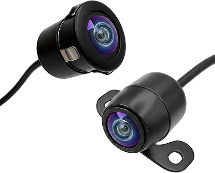 Backup Camera with Clear Night Vision,Rear Front Camera Flush Mount 170° Wide Angle IP68K Waterproof AHD Reverse Camera for Car Truck SUV RV