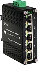 5-Port Gigabit PoE Industrial Unmanaged DIN-Rail Switch, 30W/Port, 10Gbps - Image 1