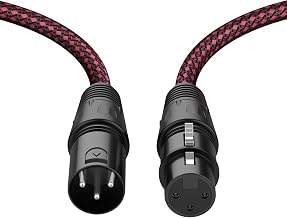 BIFALE XLR Cable 50ft 2Pack, Heavy Duty Nylon Braided XLR Microphone Cable Male to Female 3Pin Balanced Microphone Cable Compatible with Shure SM Microphone, Behringer, Speaker Systems - Image 1
