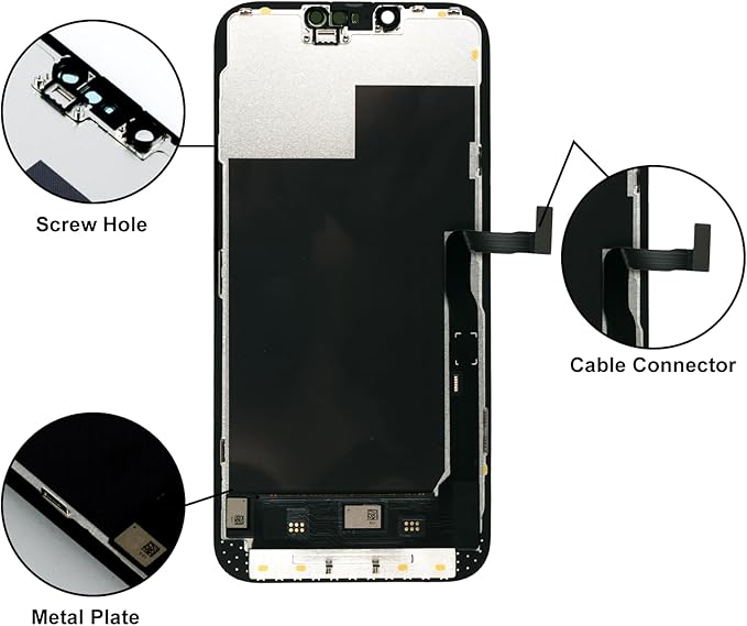 LL TRADER Screen Replacement for iPhone 13 Pro Max 6.7" LCD Retina FHD Display COF Touch Screen Digitizer with Repair Tool Kits, Waterproof Tape, Screen Protector (Truetone programable) new for USA