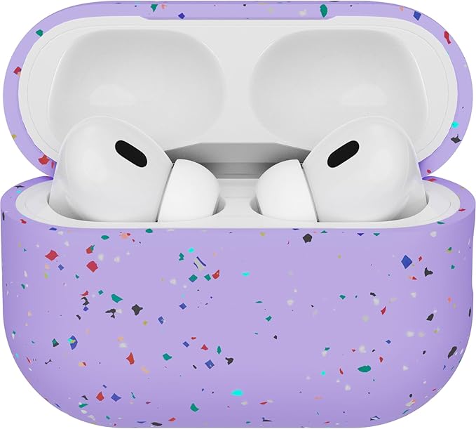 OtterBox Soft Touch Headphone Case for Apple AirPods Pro (2nd gen), Shockproof, Drop Proof, Ultra-Slim, Scratch and Scuff Protective Case for Apple AirPods, Mardi Gras