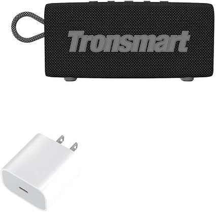 BoxWave Charger Compatible with Tronsmart Trip Portable Outdoor Speaker - PD GAN miniCube (30W), 30W Tiny PD GAN Type-C Wall Charger - Winter White