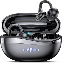 Clip-On Open Ear Earbuds Wireless Bluetooth 6.0 with Heart Rate Monitor - Image 1
