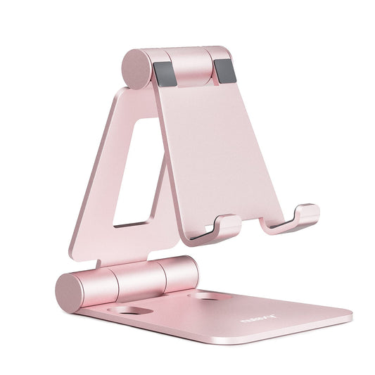 Nulaxy Full Aluminum Dual Folding Cell Phone Stand f | Phone Accessori - Image 1