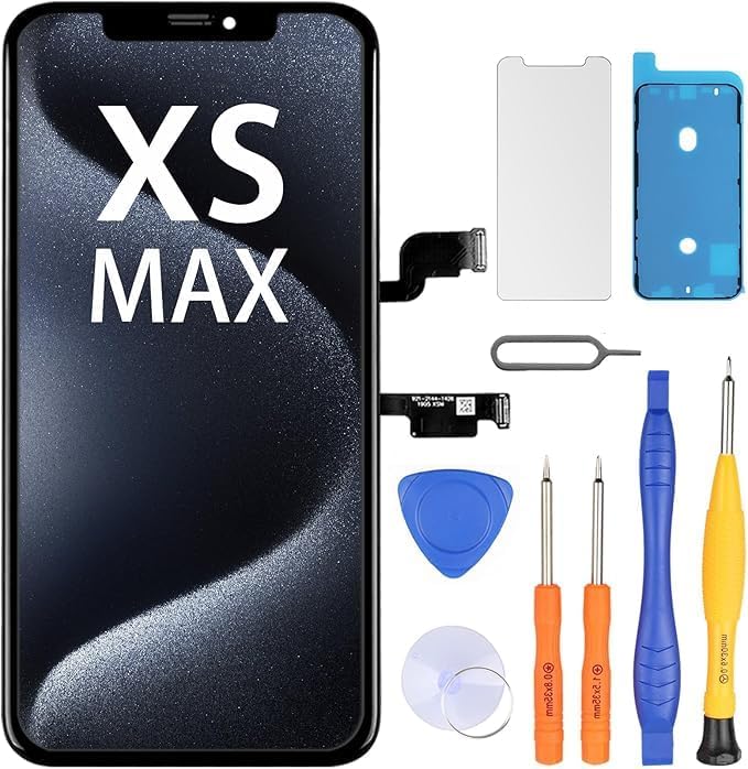 LL TRADER Screen Replacement for iPhone Xs MAX 6.5" LCD Retina Display Replacement Touch Screen Digitiser with Repair Tool Kits 2025 New for USA