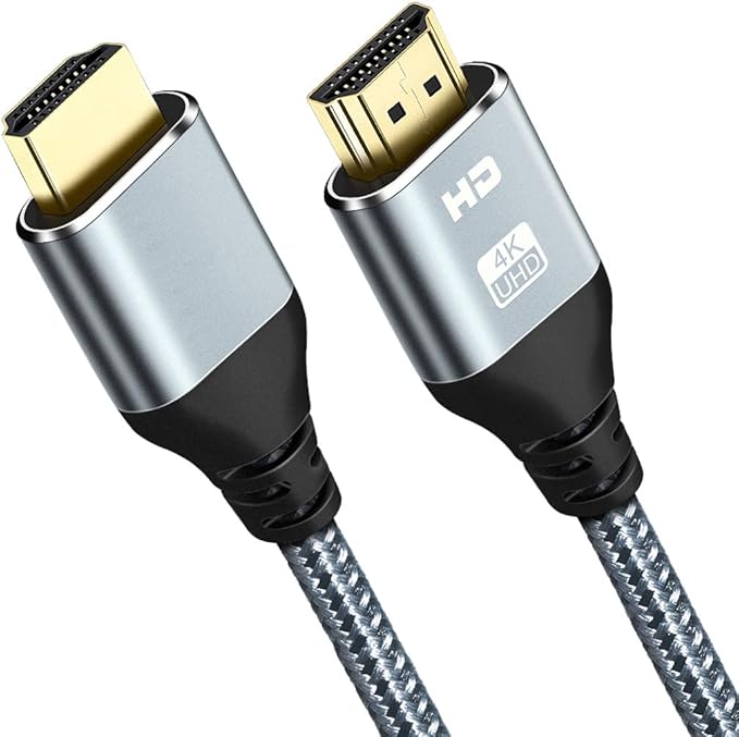 HDMI Cable 4K 6 Foot, 4K 60HZ High Speed 18 Gbps HDMI 2.0 Cable,HDR, HDCP 2.2/1.4, 3D, 2160P,1080P 28AWG HDMI Cord for UHD Samsung TV,Monitor, PS4/3, Xbox One