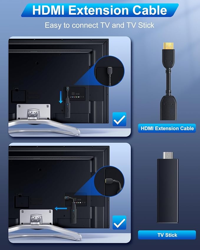ELECTOP Ethernet Adapter for Fire TV Stick, Micro USB to RJ45 Ethernet Network Adapter Compatible with 4K Fire Stick,Chromecast Google Home Mini and More Streaming TV Sticks with HDMI Cable