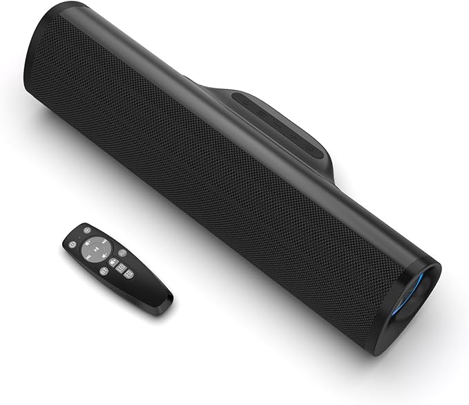 Sound Bar, Surround Sound System for TV –Sound Bar for Smart TV, 3D Home Theater Audio,Colorful RGB Lighting Effects, ARC/Bluetooth/Optical/AUX Connect/USB, withTV/PC/Gaming/Projectors