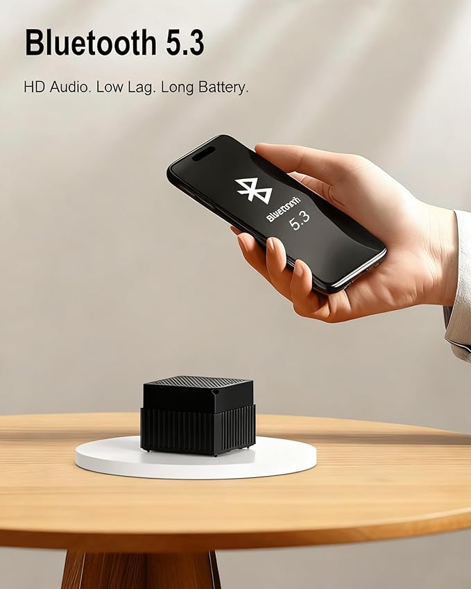 Portable Bluetooth Speakers, IPX6 Waterproof Wireless Outdoor Small Speaker with 24H Playtime, HD Stereo Bass, Bluetooth 5.3, Electronics for Home, Shower, Outdoors, Travel