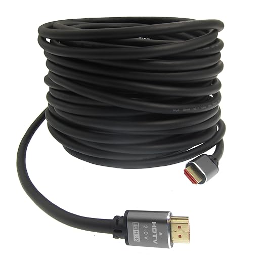 30 ft hdmi Cable,Long hdmi Cable 30ft 4K/60Hz Compatible 2K@120Hz/60HZ/30HZ 1080p 720P, 18Gbps high-Speed HDMI 2.0 Cables and HDR 3D ARC TV, PS3/4 one tvbox MXIII, M8, MXQ 1PCS