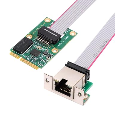 2500Mbps 2.5Gbps to Mini PCI-E PCI Express GBE Gigabit 1000Mbps Ethernet Network LAN Cable Adapter for Desktop Motherboard