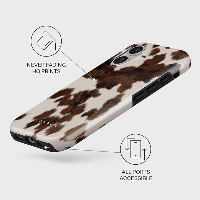 BURGA Phone Case for iPhone 17 - Cute, Trendy, Aesthetic, Pattern Phone Cover, Hard Shell Protection - fits Apple iPhone 17 Case for Women and Men
