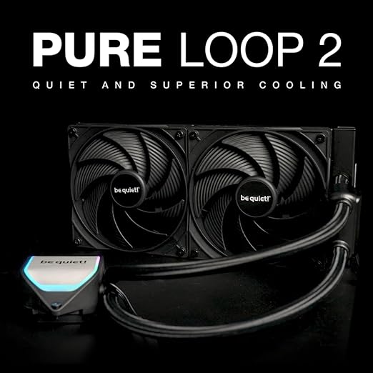 be quiet! Pure Loop 2 280mm | All in One Water Cooling System | Intel 1700 1200 1150 1151 1155 | AM5 AM4 | BW018