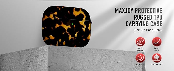 for AirPods Pro 3 Case (2025) with Cleaner Kit, Cute Soft Silicone Cover Compatible AirPods Pro 3rd Genera case with Keychain for Women Men with Keychain for Airpod Pro case(2025) Brown Black Marble