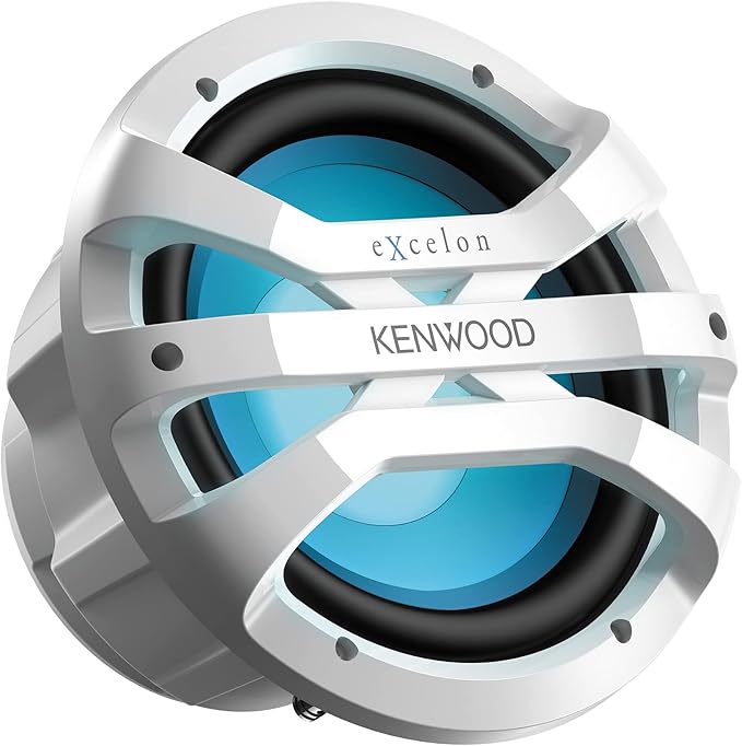 Kenwood XM1041WL 10-Inch Marine Subwoofer, 1300 Watt Max Power