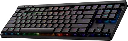 Logitech G515 Lightspeed TKL Wireless Gaming Keyboard (Linear) - Black