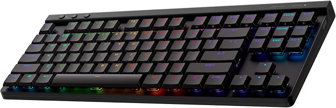 Logitech G515 Lightspeed TKL Wireless Gaming Keyboard (Linear) - Black - Image 1